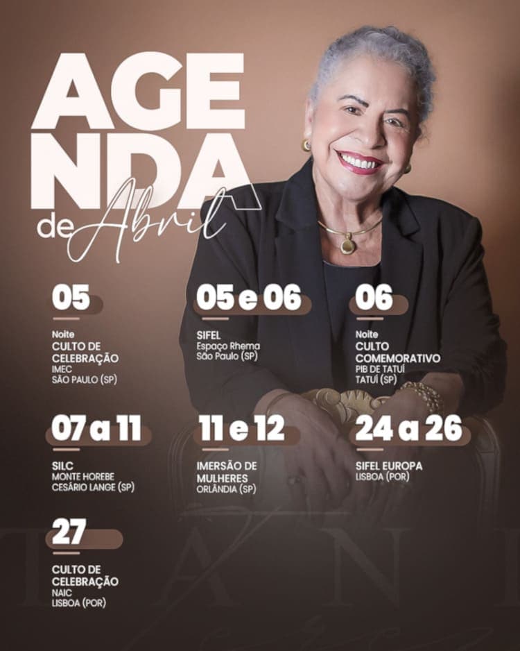Agenda de abril de 2025